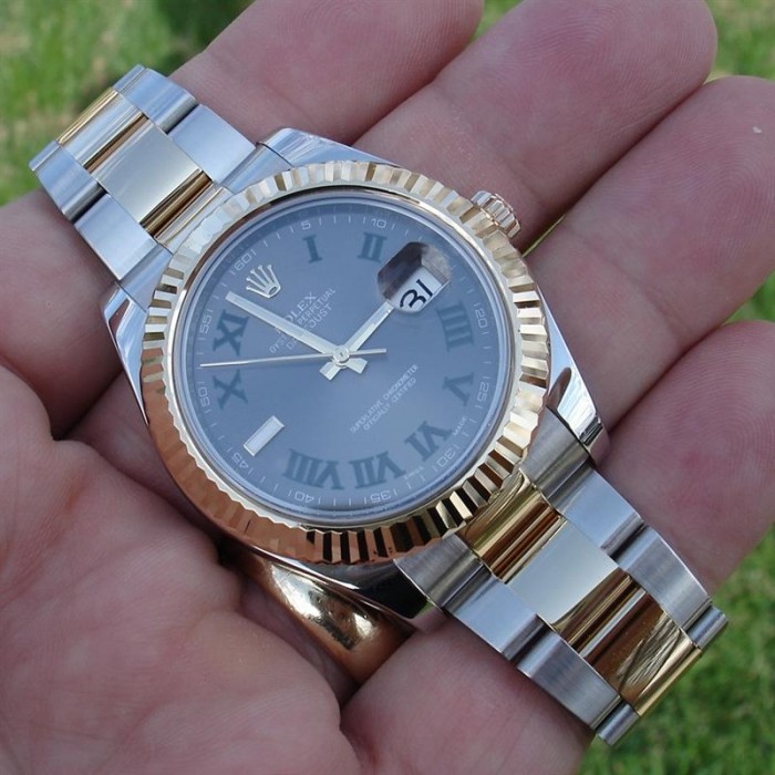 datejust green roman