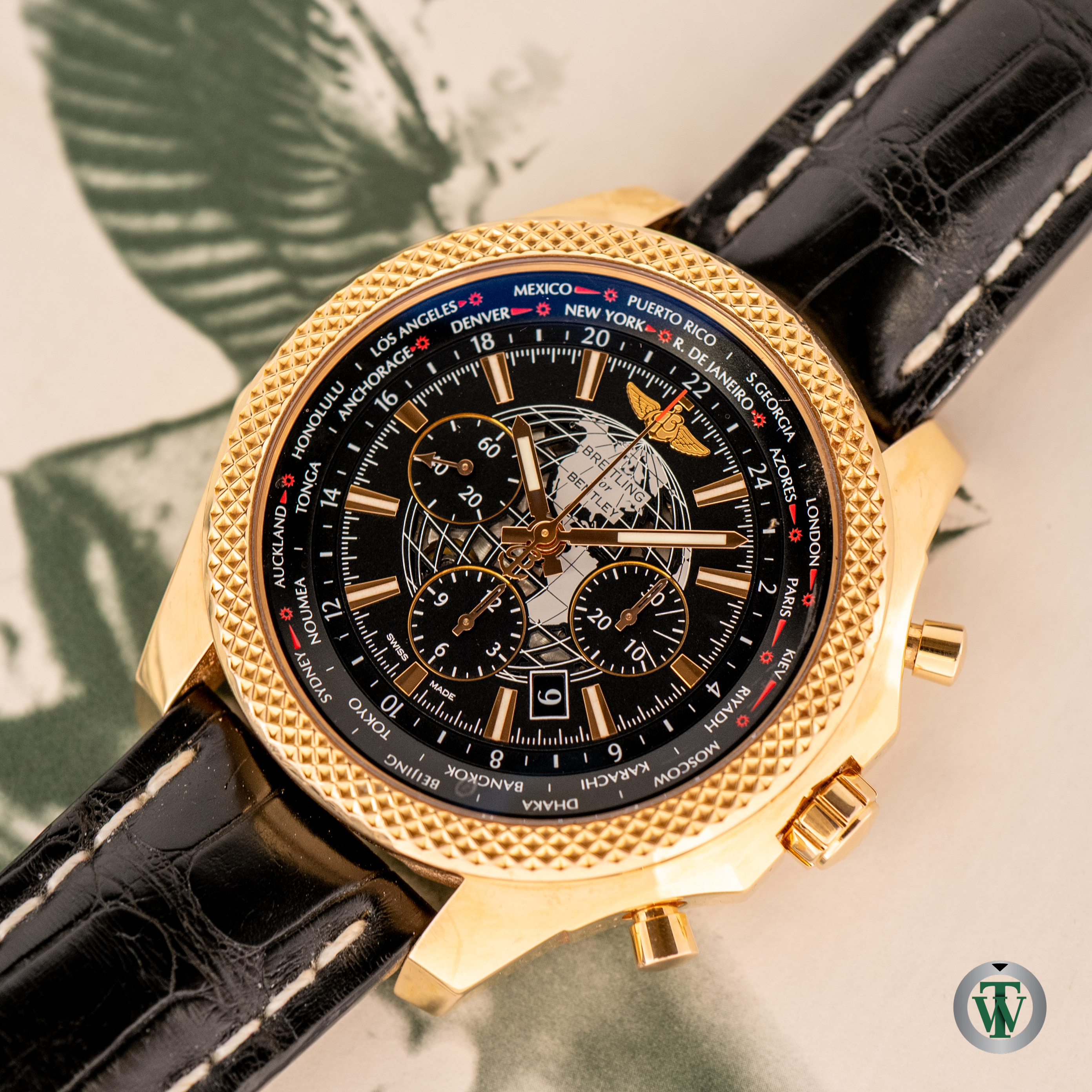 Breitling Chronomat B01 Ab0110 Black/black | Used Watches 