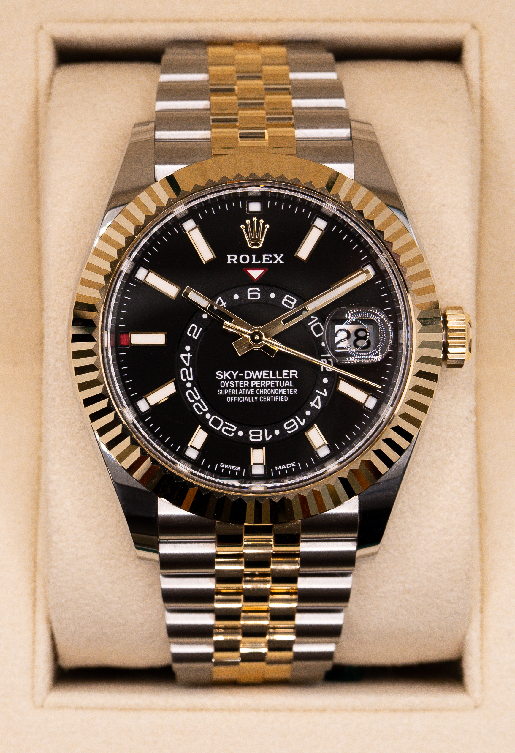 black dial sky dweller