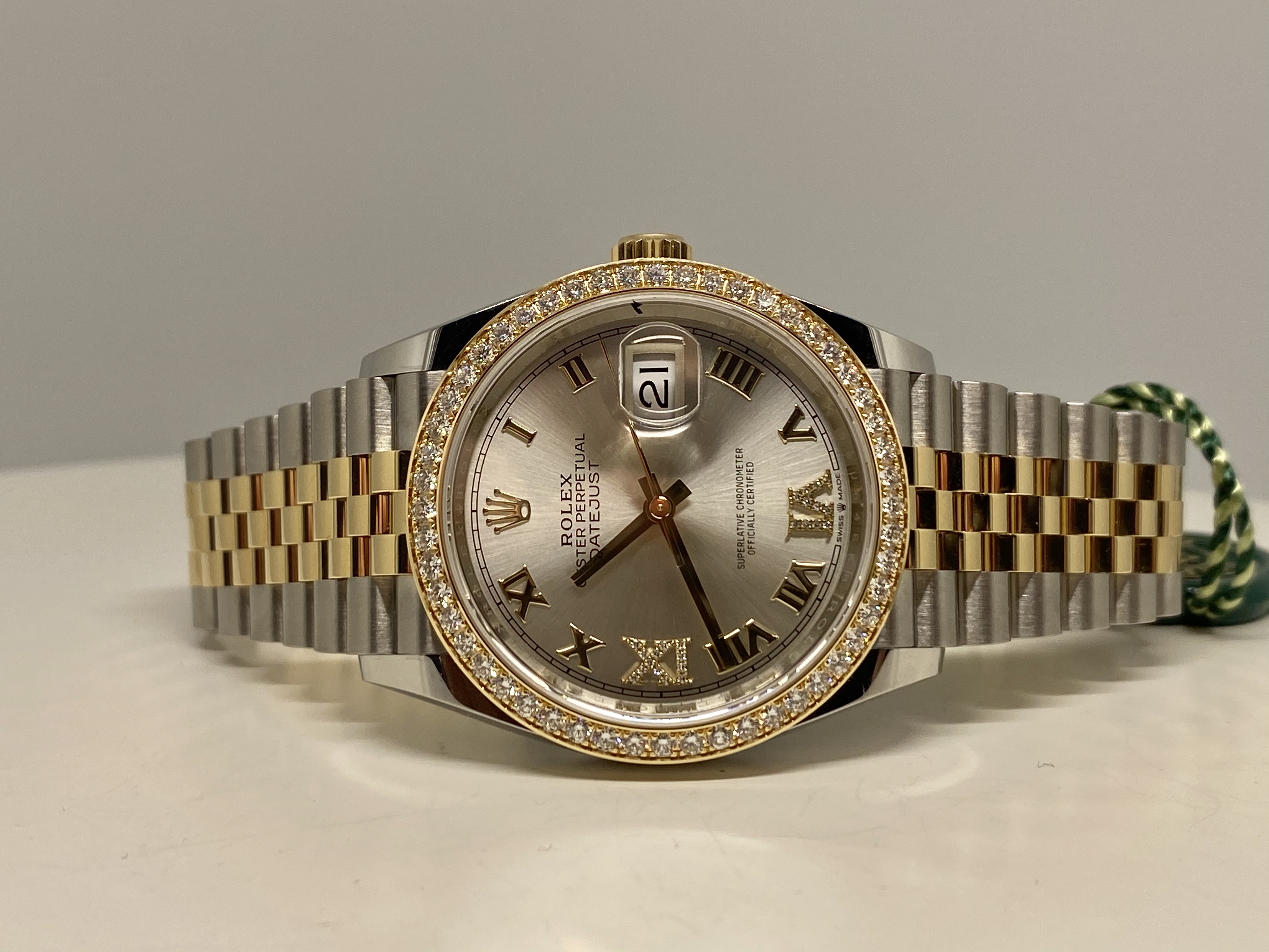 Datejust Silver Roman Diamond 6\u00269 