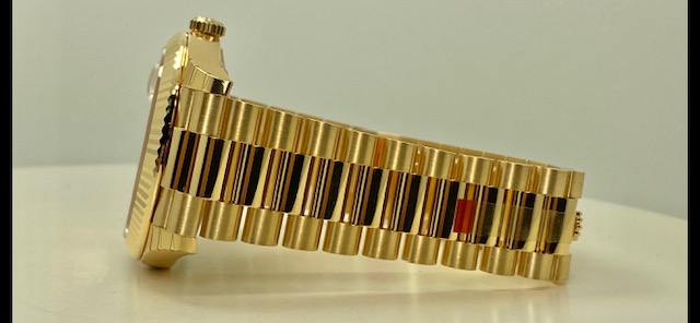 18k gold Rolex presidential bracelet