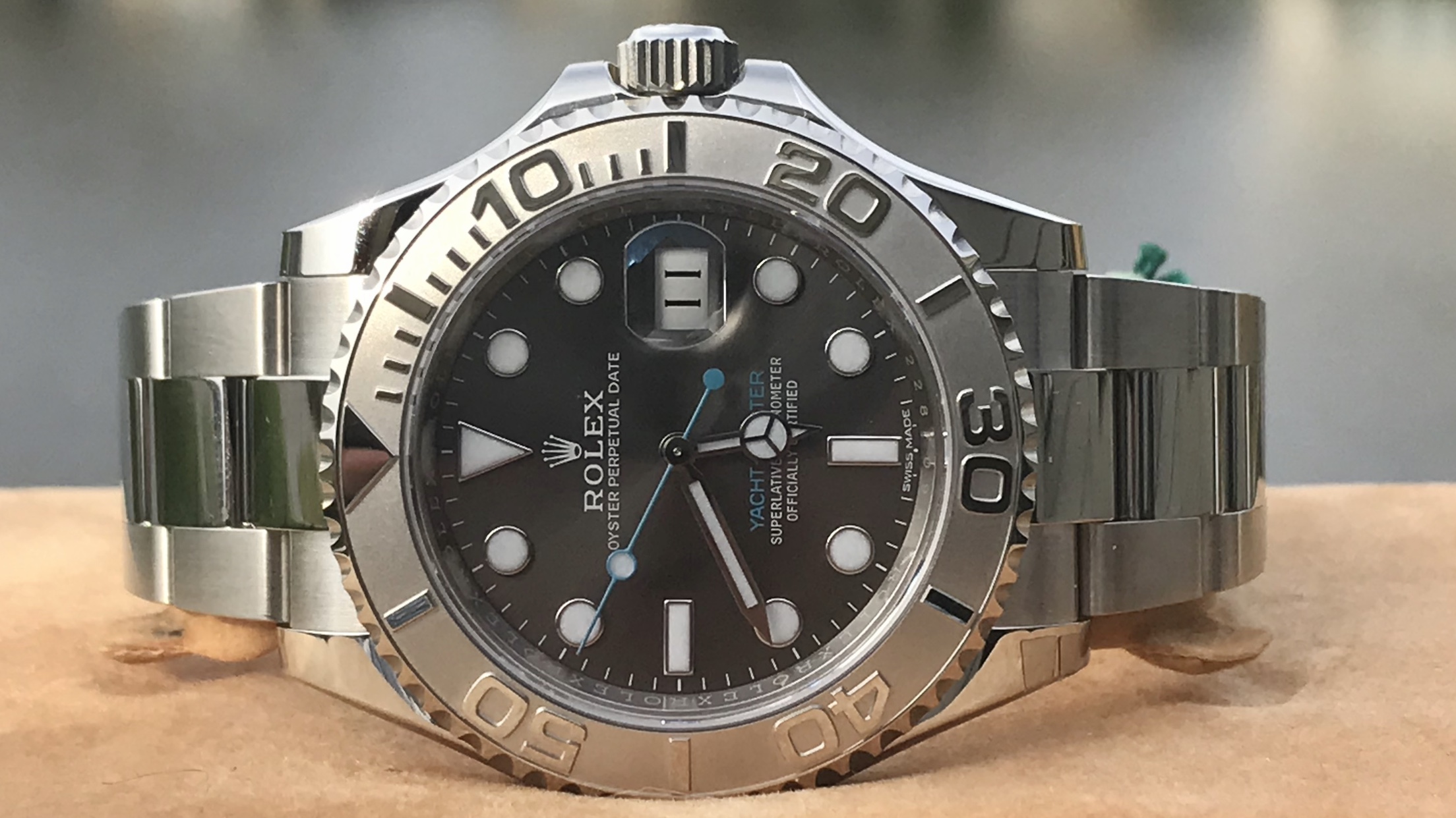 rolex yacht master dark rhodium dial